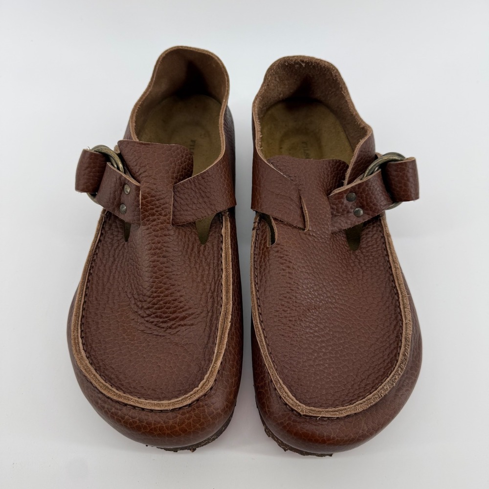 Filson x Birkenstock London Moccasin Leather Roast Clogs EU 45 Mens 12 No Box